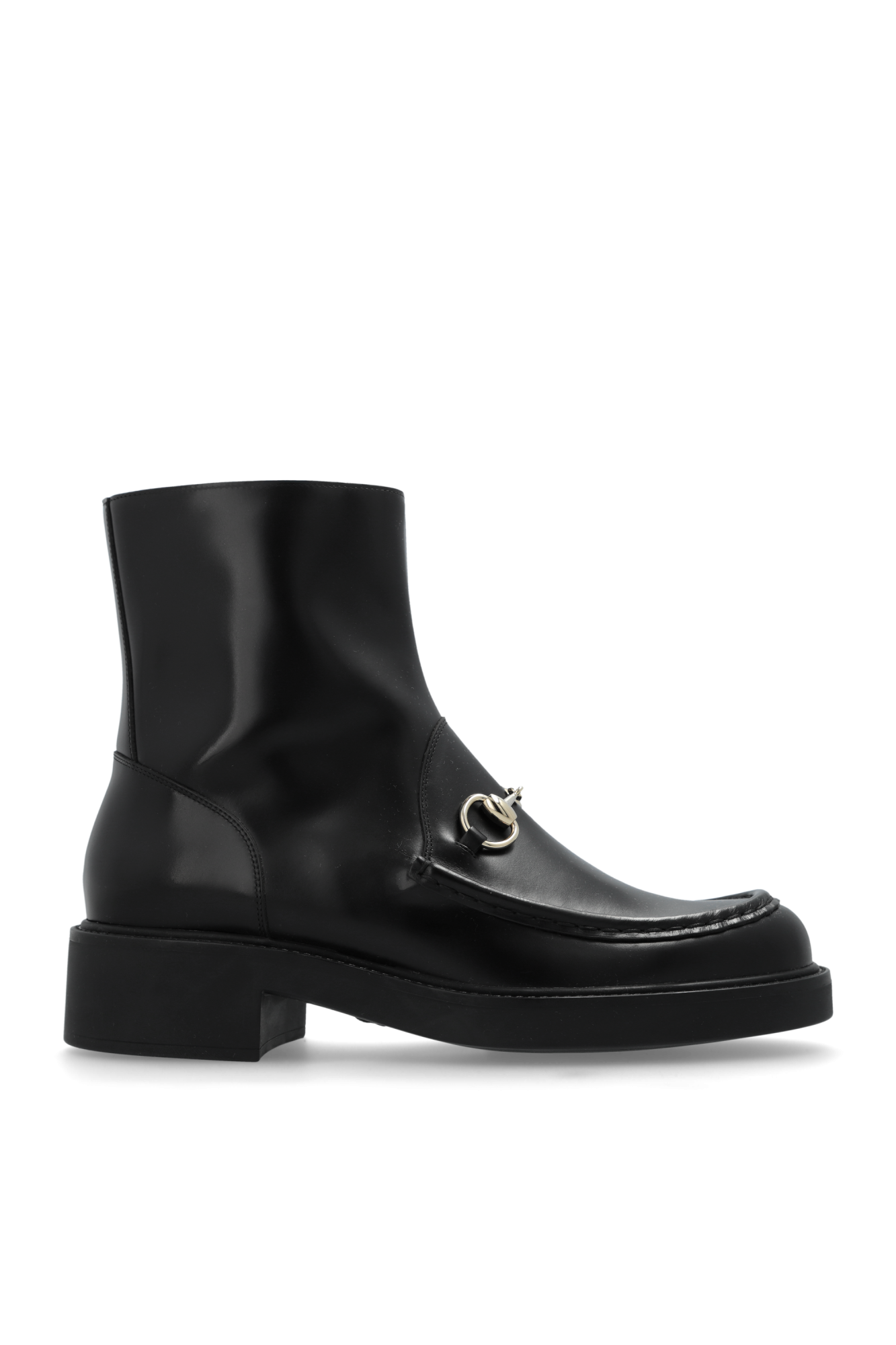 【関税&送料込】Gucci Black Leather Boots Gucci Men's Leather Boots Size 7. 5 UK
